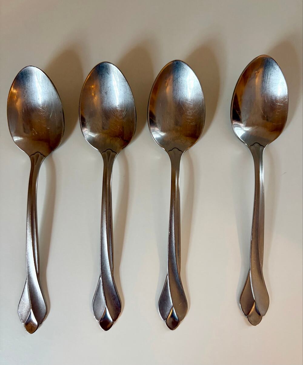 Oneida USA Tribeca Satin Teaspoon Set of 4